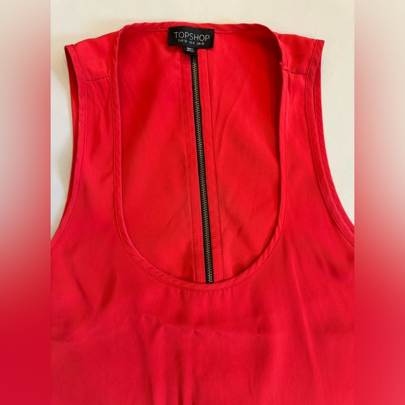 Topshop Zippered Tank (Size 6) - Picture 3 of 8